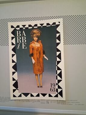 Vintage 1990 Barbie Card "Golden Elegance" No. 7
